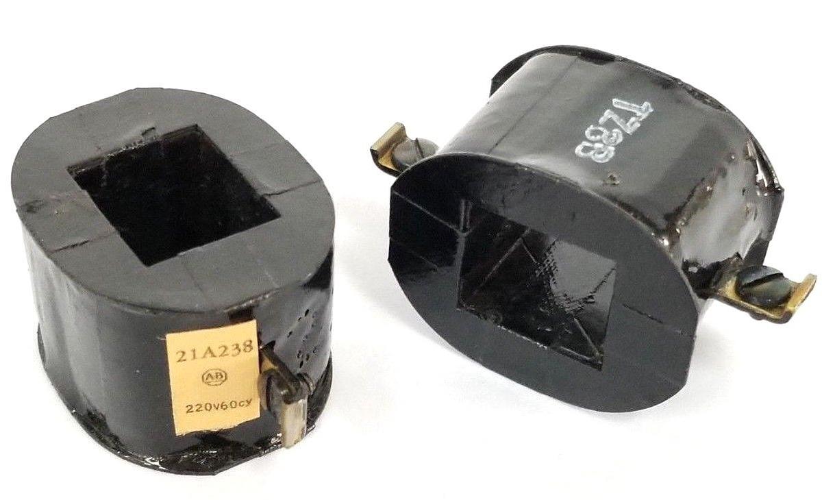 Used LOT OF 2 NEW ALLEN BRADLEY 21A238 COIL 220V 60CY