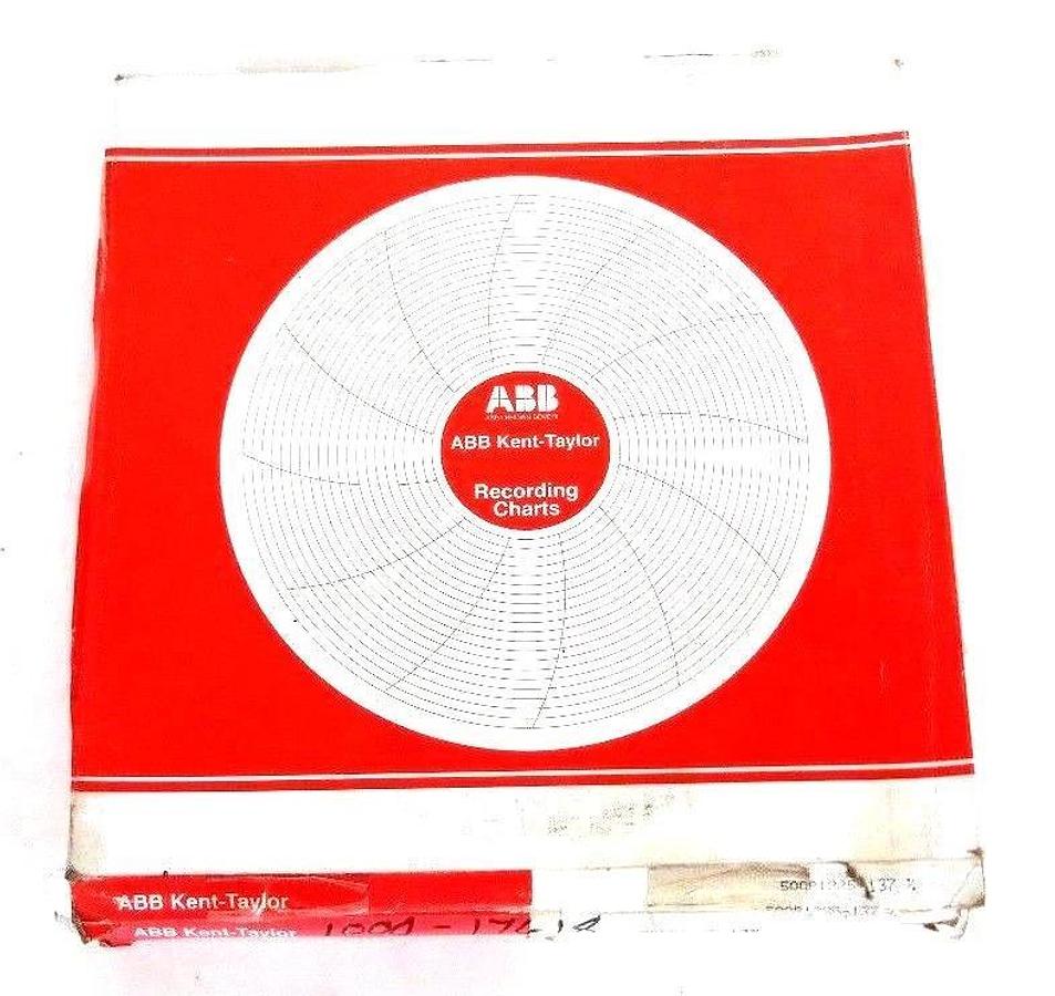 NIB ABB KENT-TAYLOR 500P1225-137% RECORDING CHARTS 500P1225-137
