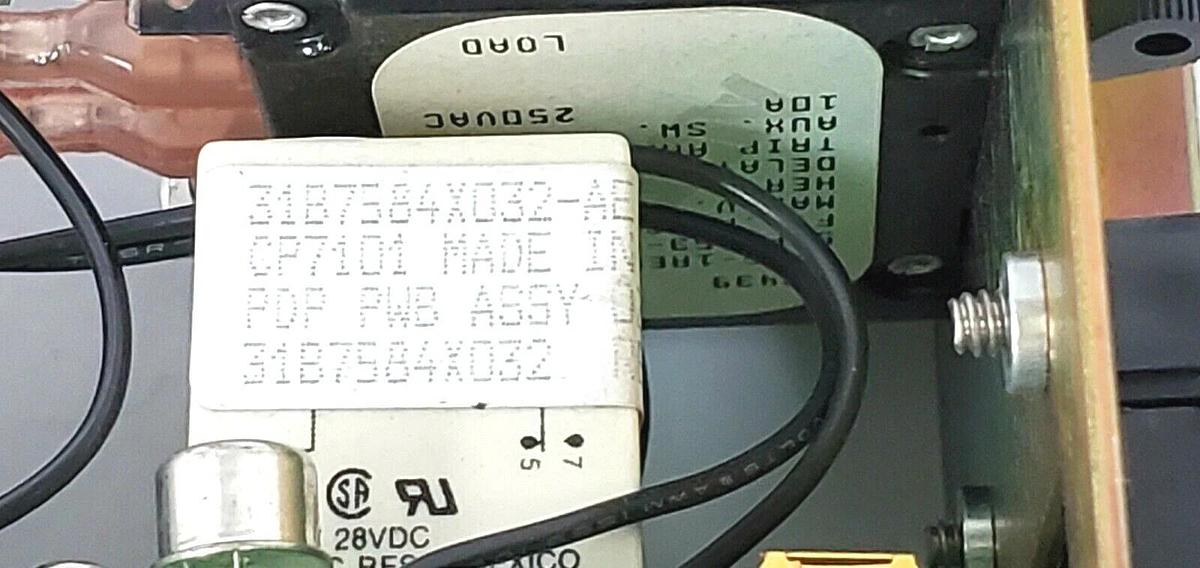 Used FISHER ROSEMOUNT 41B7961X04R UNIT FROM CP7101X1-A4 POWER DISTRIBUTION PANEL