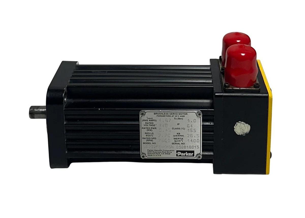 Used PARKER J0702FE-KMSN / J0702FEKMSN NeoMetric SERIES SERVO MOTOR 0.45kW IP64 USNP