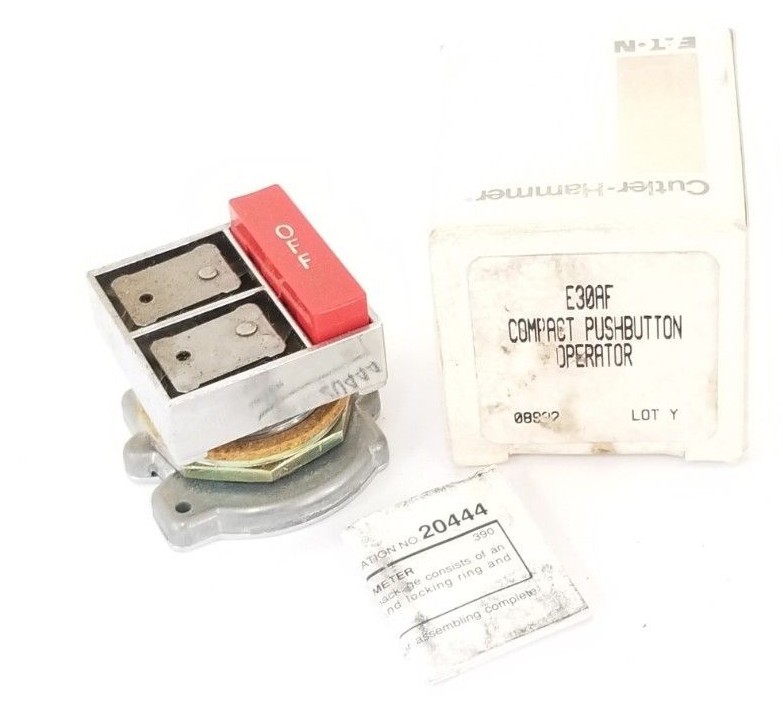NIB EATON CUTLER-HAMMER E30AF COMPACT PUSHBUTTON OPERATOR
