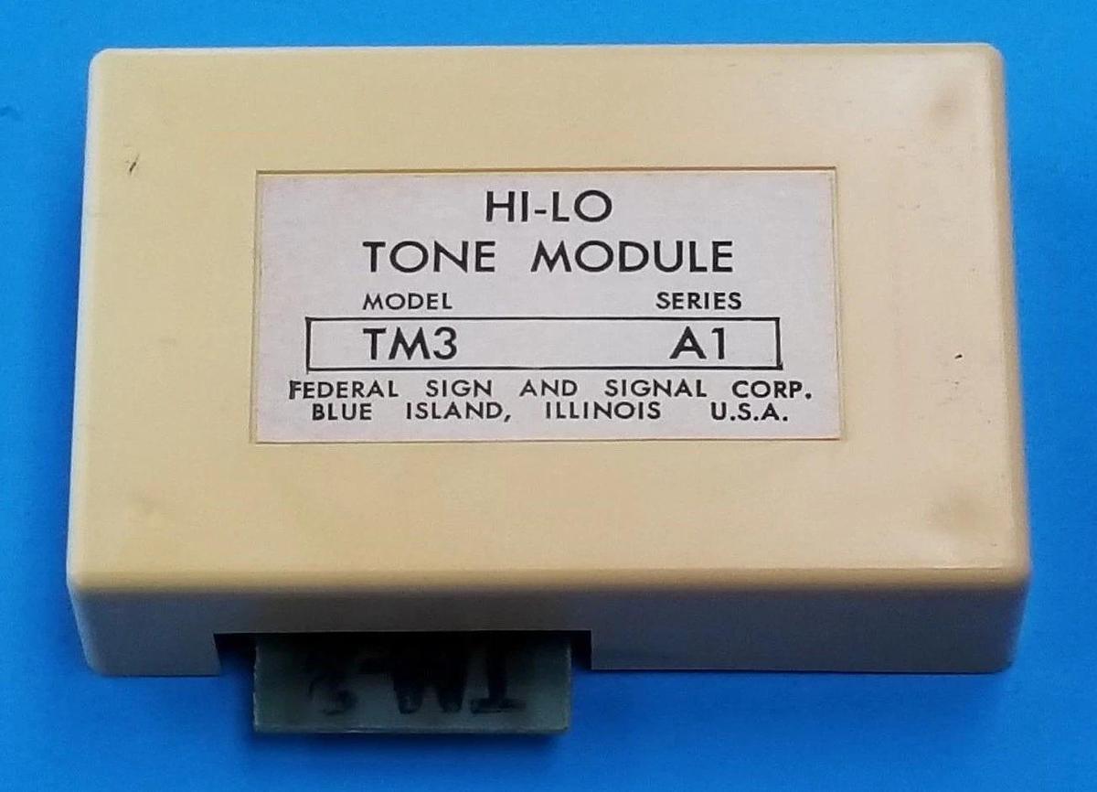 Used FEDERAL SIGNAL TM3 HI-LO TONE MODULE SER. A1 130C511