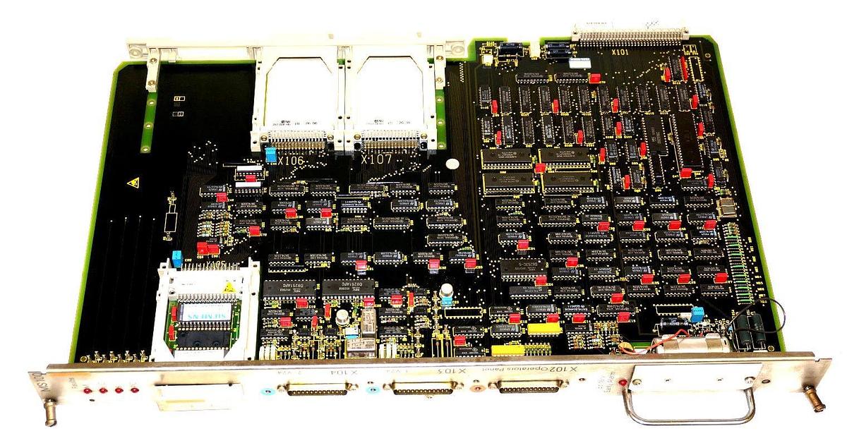 Used SIEMENS SINUMERIK 6FX1113-0AA02 CPU MODULE MS100, 6FX11130AA02