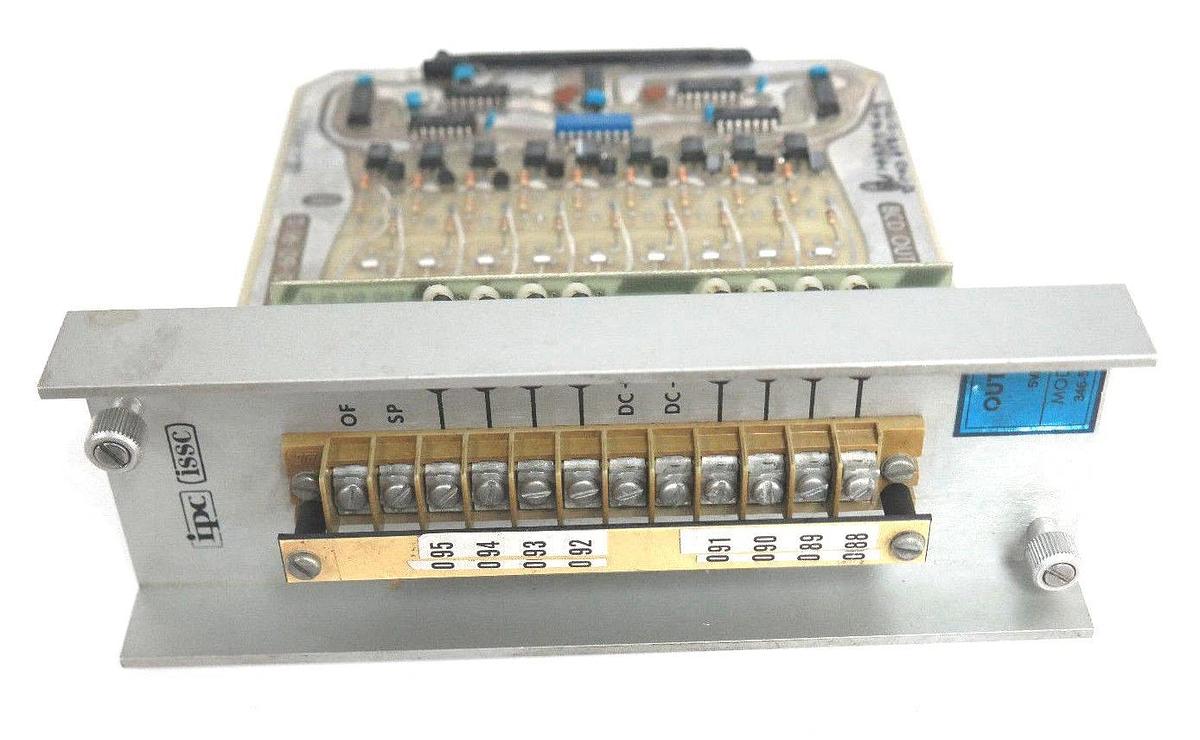Used ISSC D-16-09-027 CIRCUIT BOARD REV. G W/ 346-5D-0.1 OUTPUT TERMINAL D1609027