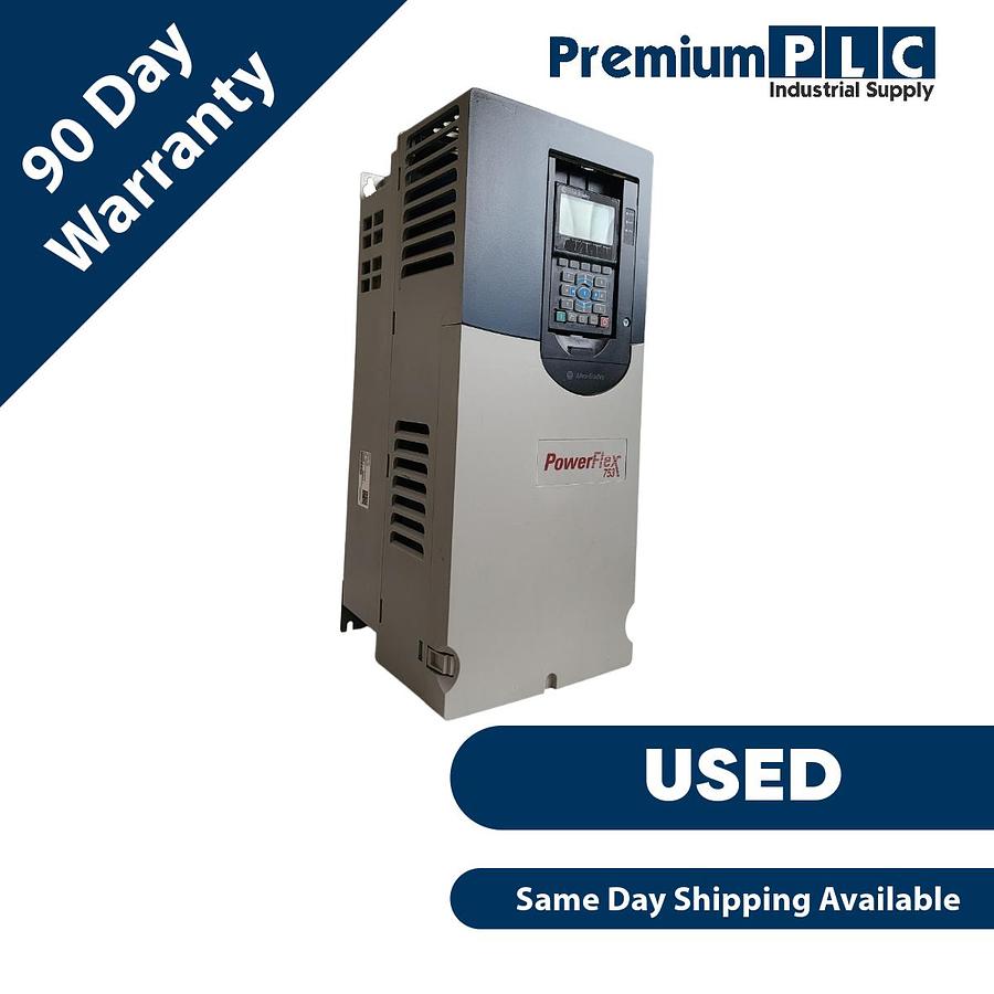 Used ALLEN BRADLEY 20F11ND034AA0NNNNN /A POWERFLEX 753 AC DRIVE 480VAC/3PH/34A/25HP
