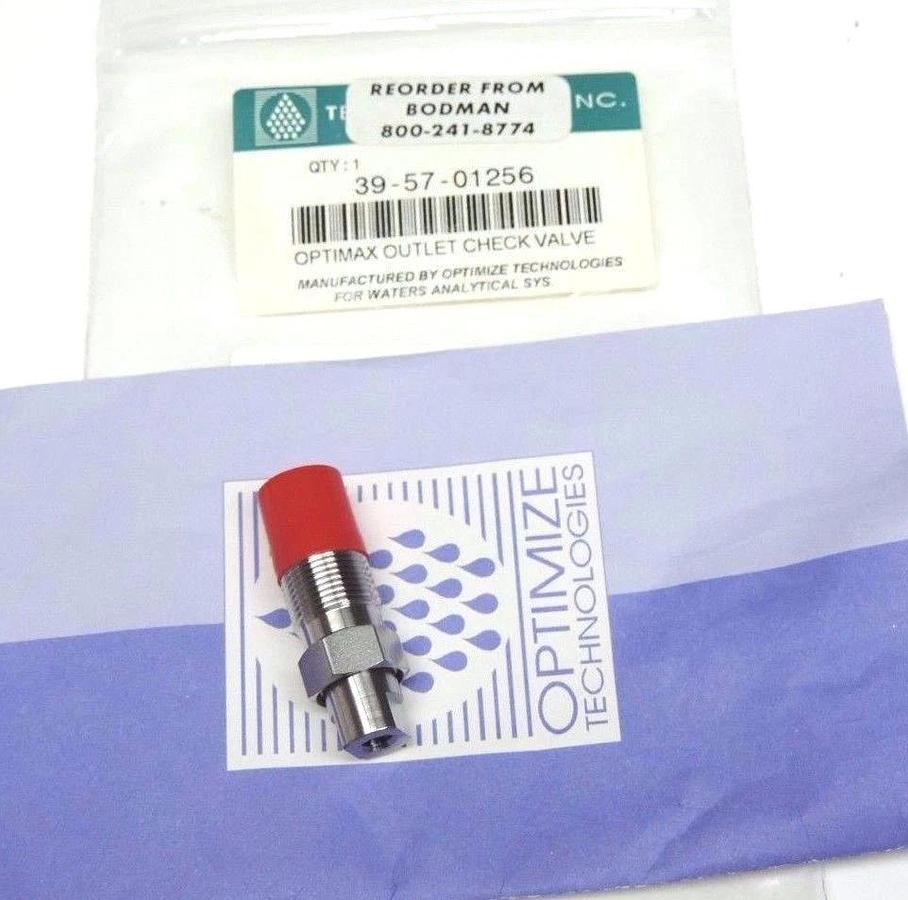 Used NEW OPTIMIZE TECHNOLOGIES 39-57-01256 OPTIMAX OUTLET CHECK VALVE 395701256