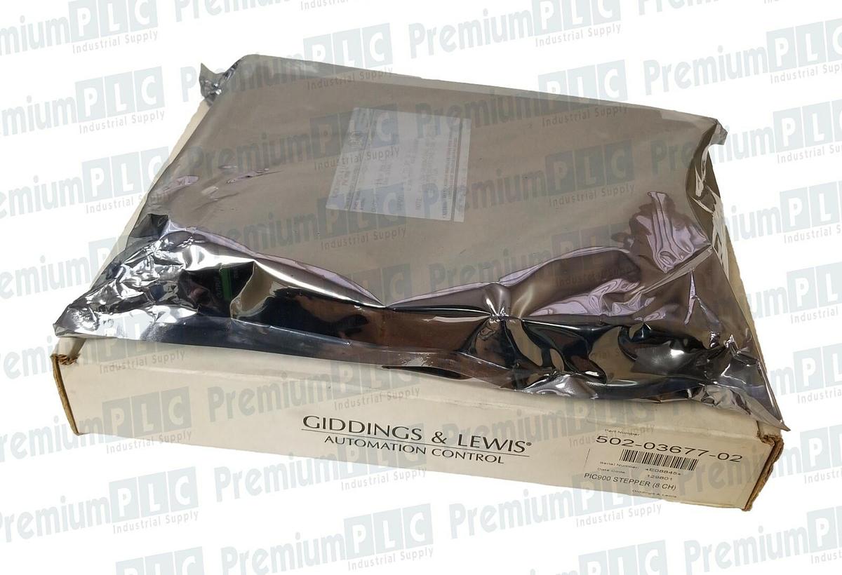 Used GIDDINGS & LEWIS 502-03677-02 PIC900 OUTPUT STEPPER (8 CH) 502-03677-02R1 NIB