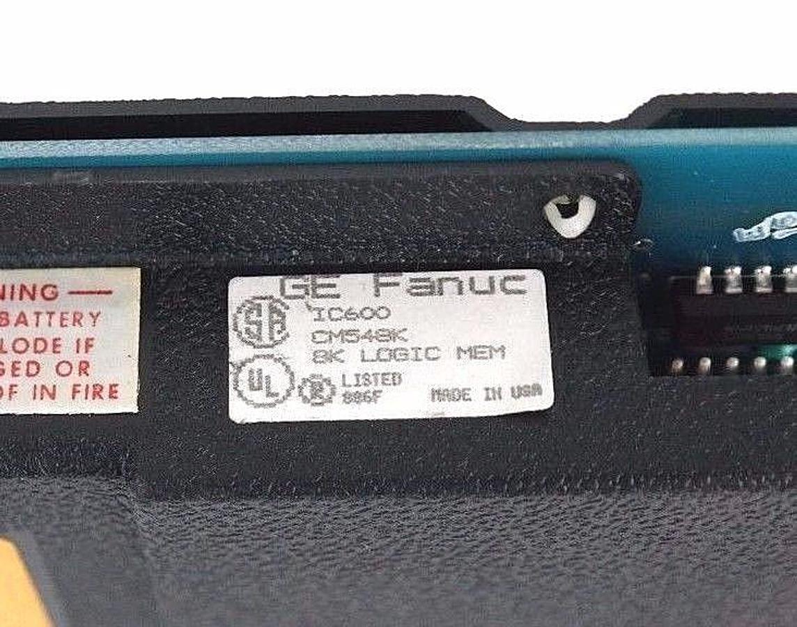Used GE FANUC IC600CM548K 8K LOGIC MEMORY MODULE IC600-CM548K ASM. 44A717594-G01
