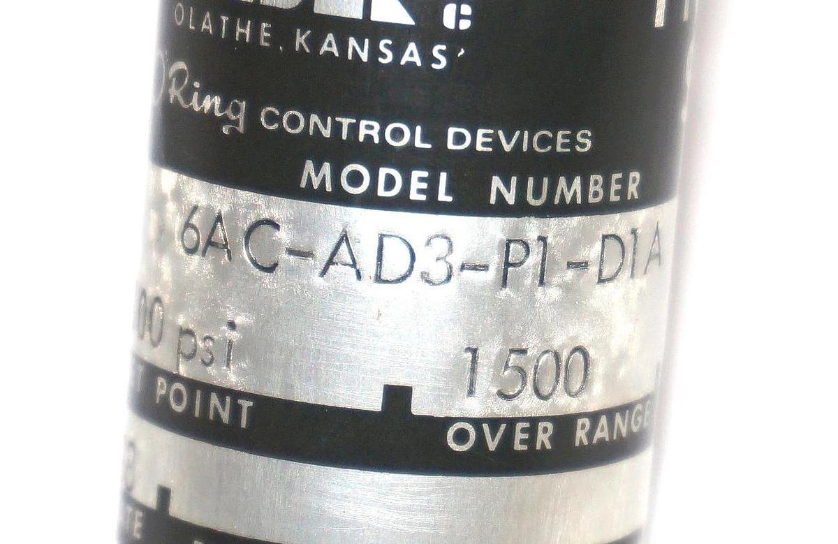 NEW SOR 6AC-AD3-P1-D1A PRESSURE SWITCH 12-100PSI 6ACAD3P1D1A