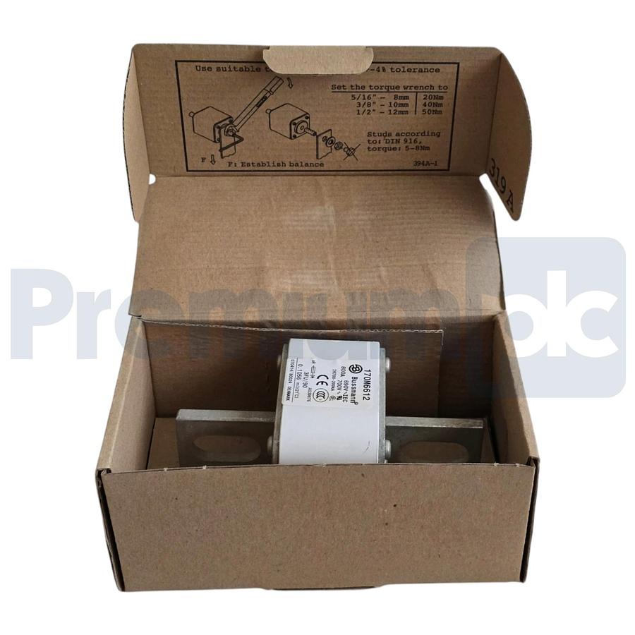 Used Eaton Bussmann 170M6612 High Speed Square Body Fuse Link 800A 690V 3FU/90 NSMP