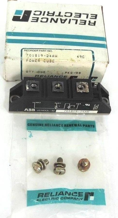 Used RELIANCE ELECTRIC 701819-24AW POWER CUBE 70181924AW