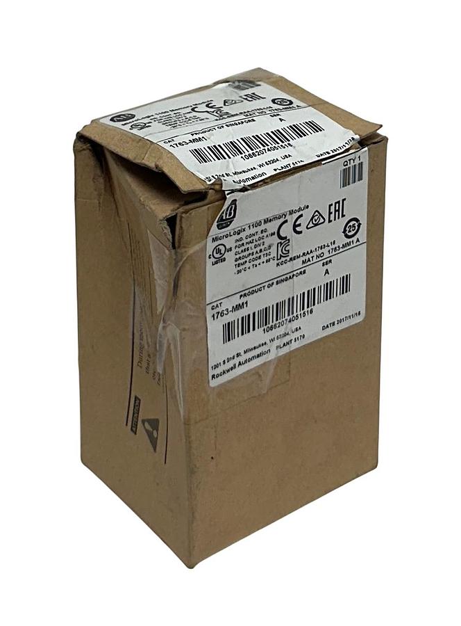Used ALLEN BRADLEY 1763-MM1 /A MicroLogix 1100 MEMORY MODULE 1763MM1 OEM NSMP
