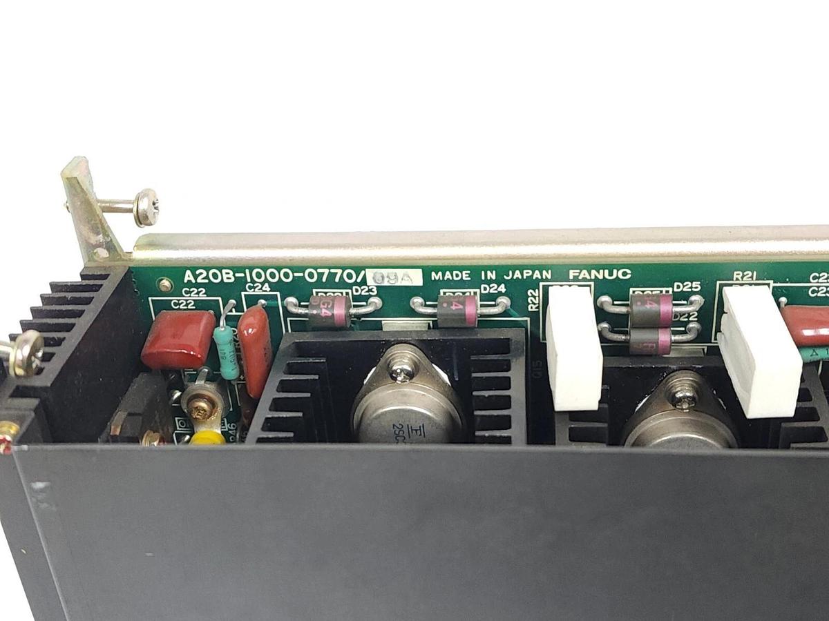 Used FANUC A20B-1000-0770-01 / A20B1000077001 POWER UNIT P85P00116
