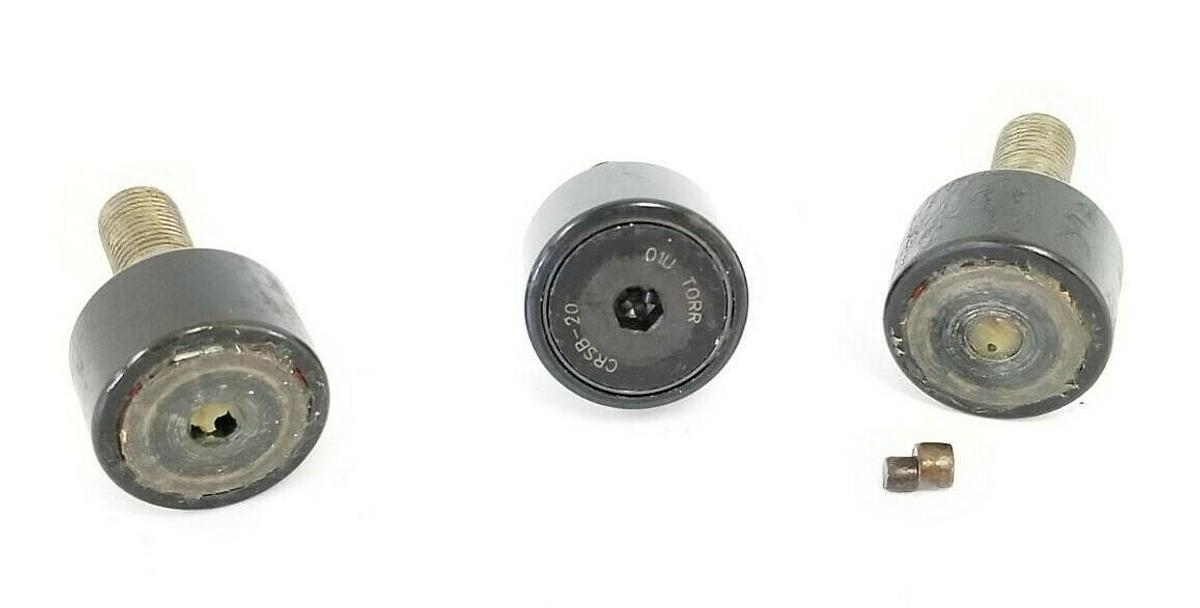 Used LOT OF 3 TORRINGTON CRSB-20 CAM FOLLOWERS 1-7/8IN OD