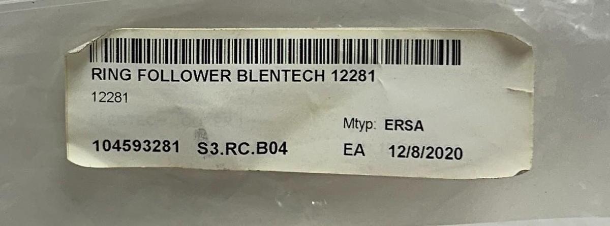 Used 2 ERSA 12281 OEM FOLLOWER RINGS FOR BLENTECH COOKER 104593281 NSNP