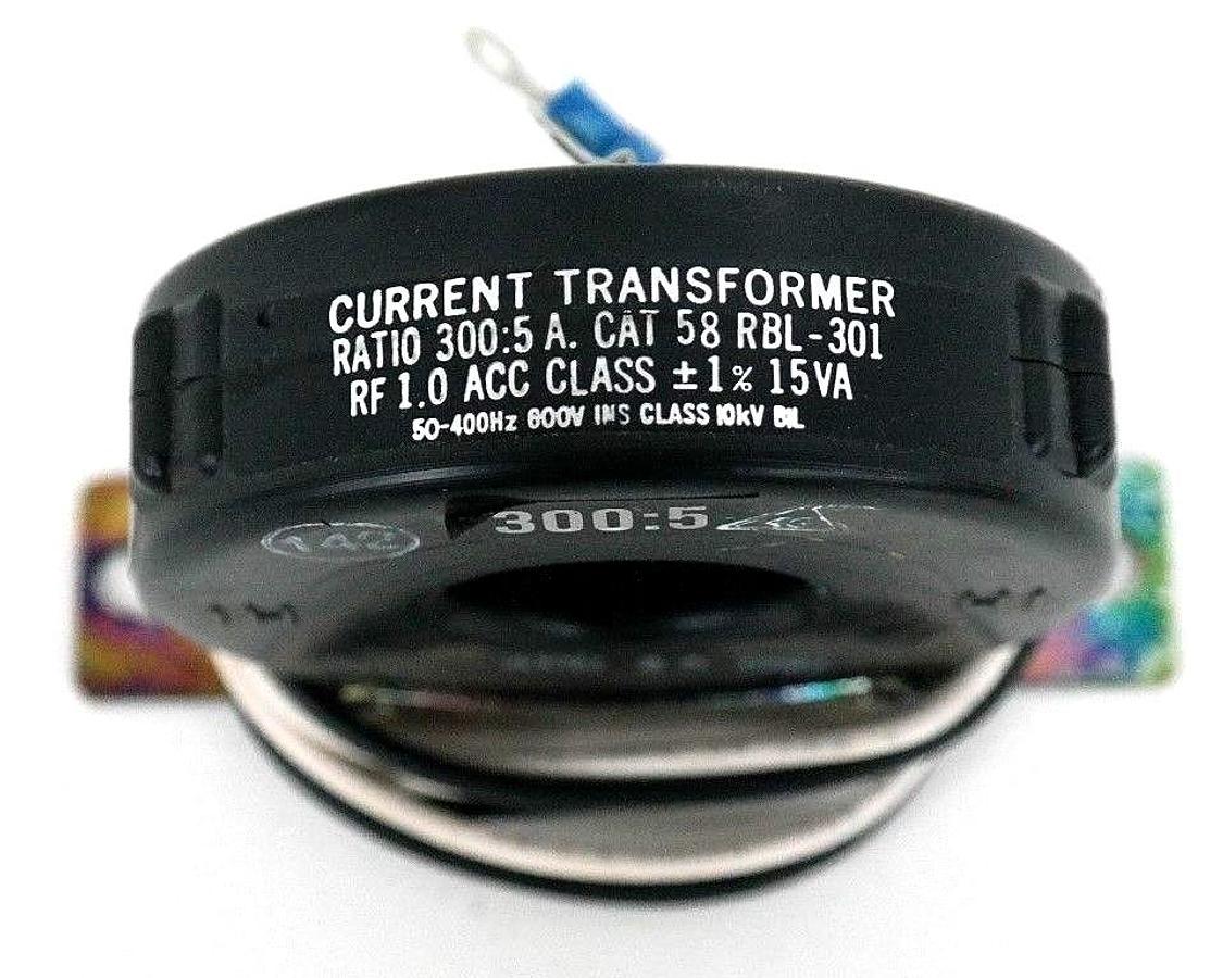 Used LOT OF 2 NEW FLEX-CORE 58 RBL-301 CURRENT TRANSFORMERS 300:5AMP, 600V, 50-400HZ