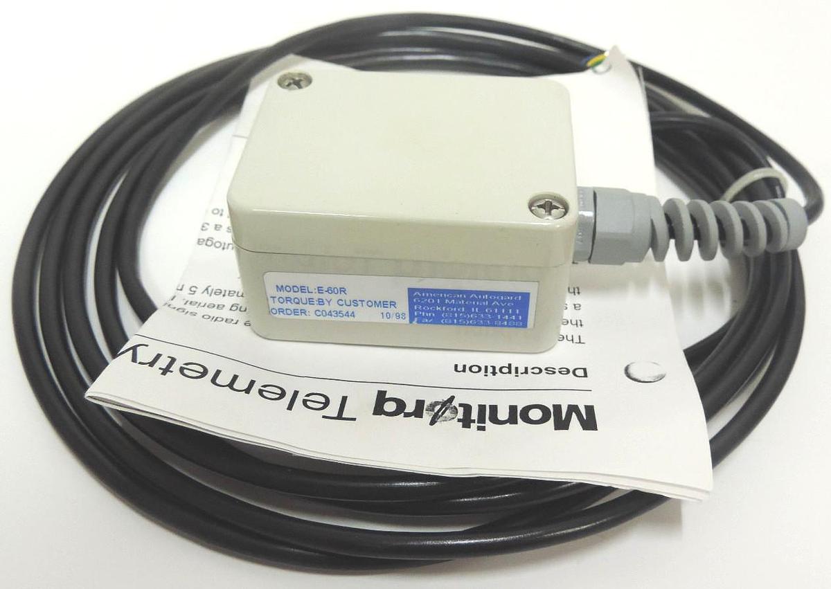 Used NEW MONITORQ TELEMETRY RECEIVER MODEL E-60R AUTOGARD TORQUE E-60RX