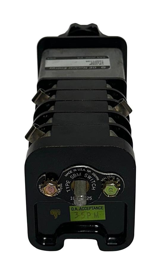 Used GE NUCLEAR 10SP1125 / TYPE SBM SWITCH ROTARY CAM SWITCH M97-03548 414828 NSNP