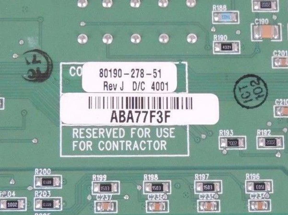 Used ALLEN BRADLEY 80190-280-01-CR PC BOARD 80190-280-01-R REV 12