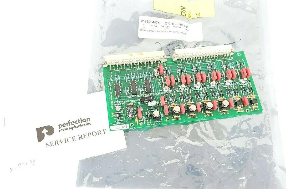 Used SOLARTRON 24570501X CONTROL BOARD 24579501X 9295C (REPAIRED)