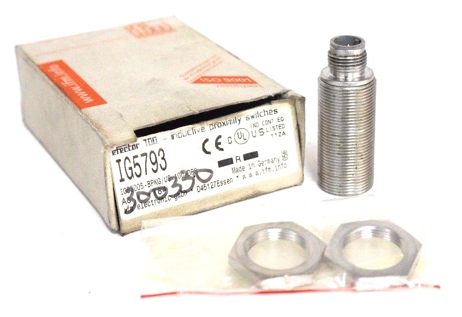 Used NEW IFM EFECTOR IG5793 INDUCTIVE SENSOR IGB3005-BPKG/US-100-DPS