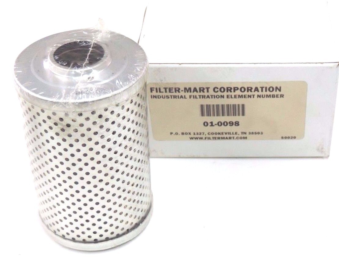 Used NIB FILTER-MART CORPORATION 01-0098 INDUSTRIAL FILTRATION ELEMENT 010098