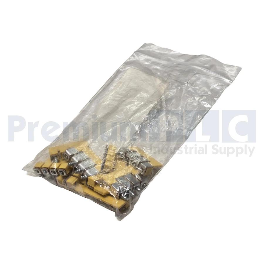 LOT OF 10 WEIDMULLER WQV 6/4 1054860000 JUMPER SPACINGS