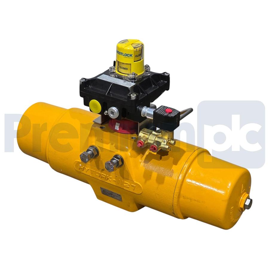 Hytork XL1127U-S60-SCW-Y00 Actuator w/Westlock AccuTrak 2000 Series Positioner