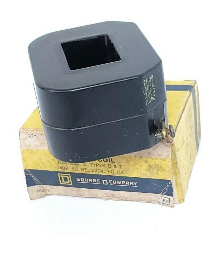Used SQUARE D 1707-S1-T24 MAGNET COIL 240-220V 60-50HZ, 1707S1T24