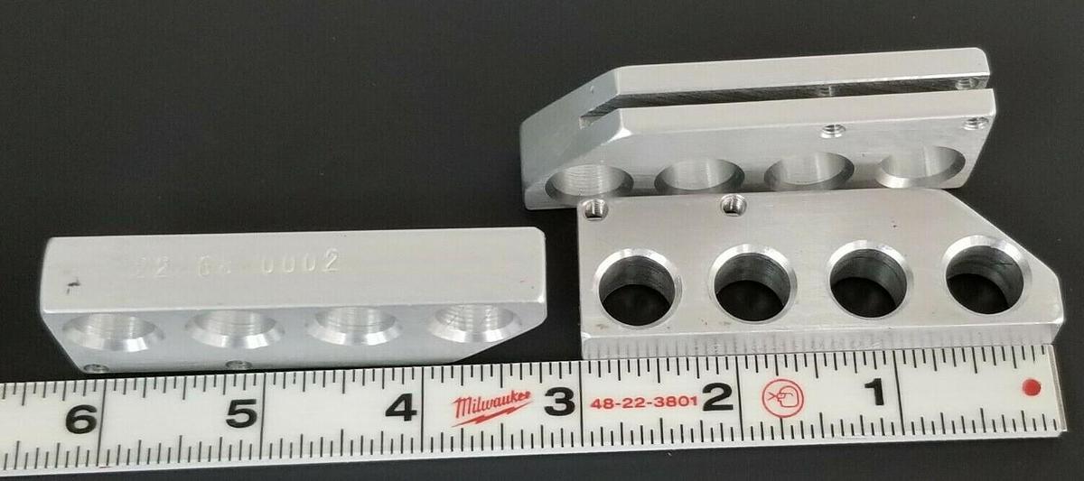 Used LOT OF 3 SHUTTLEWORTH 22268-0002 INTERFACE RAILS 022268-002 222680002