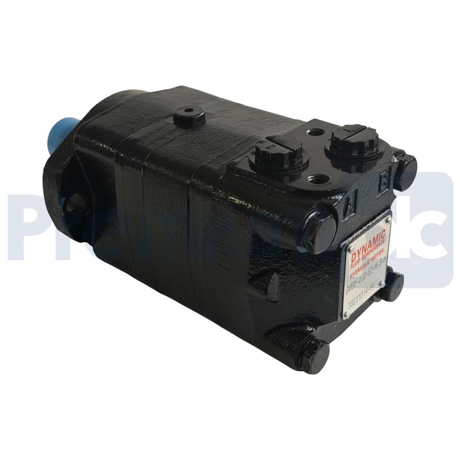 Used Dynamic Fluid Components BMSY-200-E2-K-S-H Hydraulic Motor, Shaft 1" Key NSNP