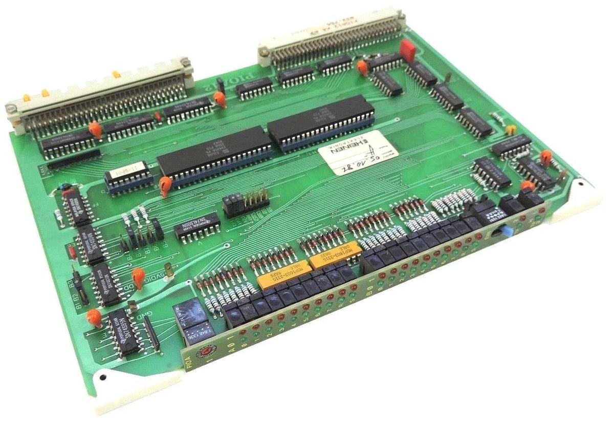 Used HEINEN ELEKTRONIK PIOA12 K4 A7 832.754 PC BOARD 60907-7.4, PIOA
