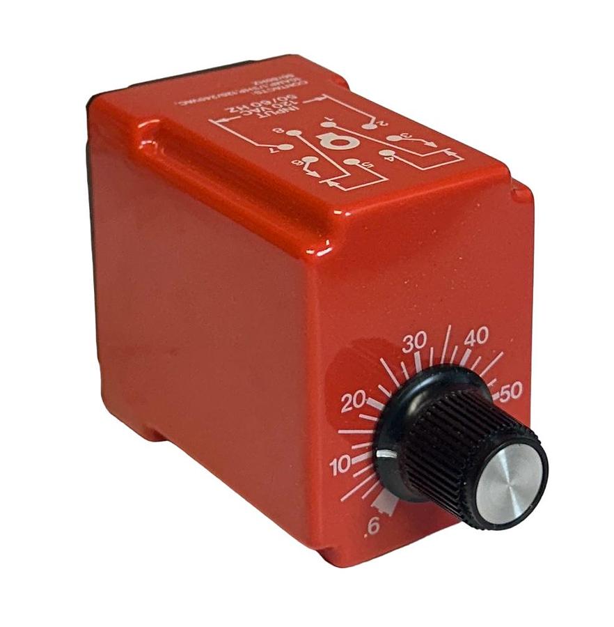 Used NCC T1K-00060-461 / T1K00060461 SOLID-STATE TIME DELAY RELAY .6-60SEC 120V NSMP