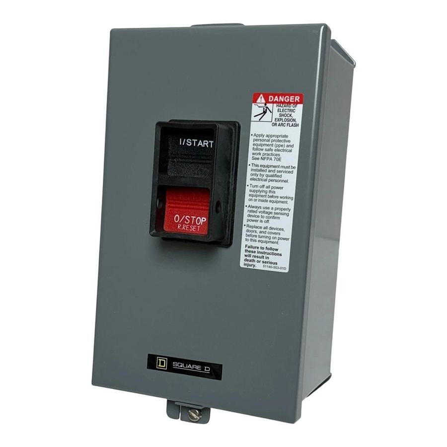 Square D 9991MA1 Series B NEMA 12 Enclosure for 2510M Manual Starter New Surplus