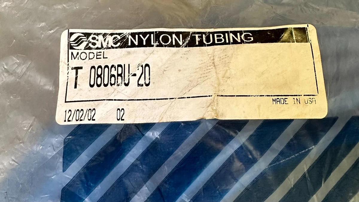 Used NEW SMC 0806BU-20 NYLON TUBING 0806BU20