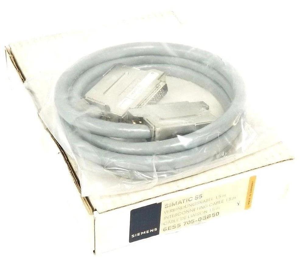 Used NIB SIEMENS 6ES5 705-0BB50 INTERCONNECTING CABLE 1.5M 6ES57050BB50