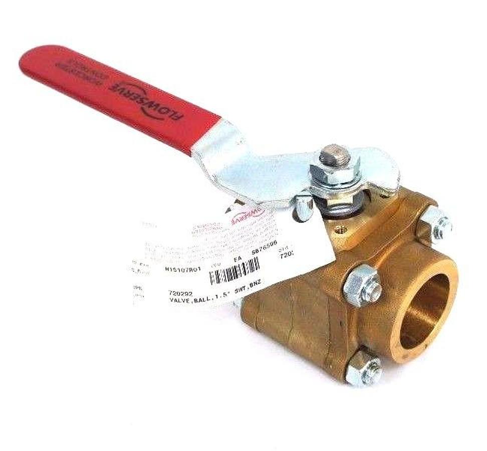 Used NEW WORCESTER FLOWSERVE R2CWP1000 BALL VALVE 1-1/2" SWT 11/2 4416PETE, 4416PMTE