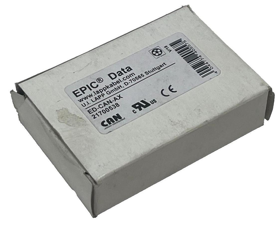 Used EPIC DATA ED-CAN-AX CAN-BUS Connector Sub-D 9-Pin Fieldbus Connector LAPP BRAND