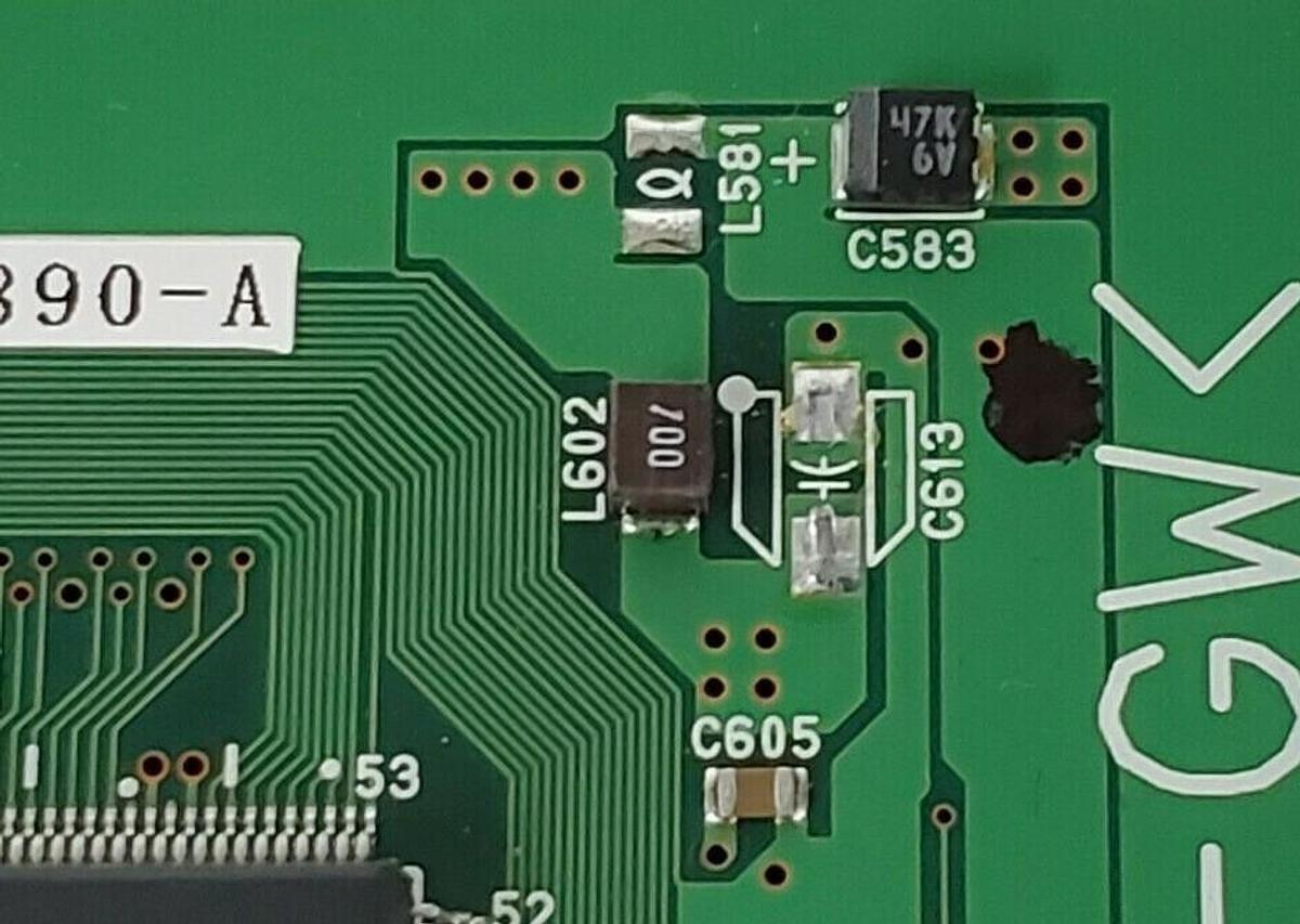 Used SONY AD-152 1-672-338-14 SURVEILLANCE CIRCUIT BOARD A-8320-890-A (DAMAGED)