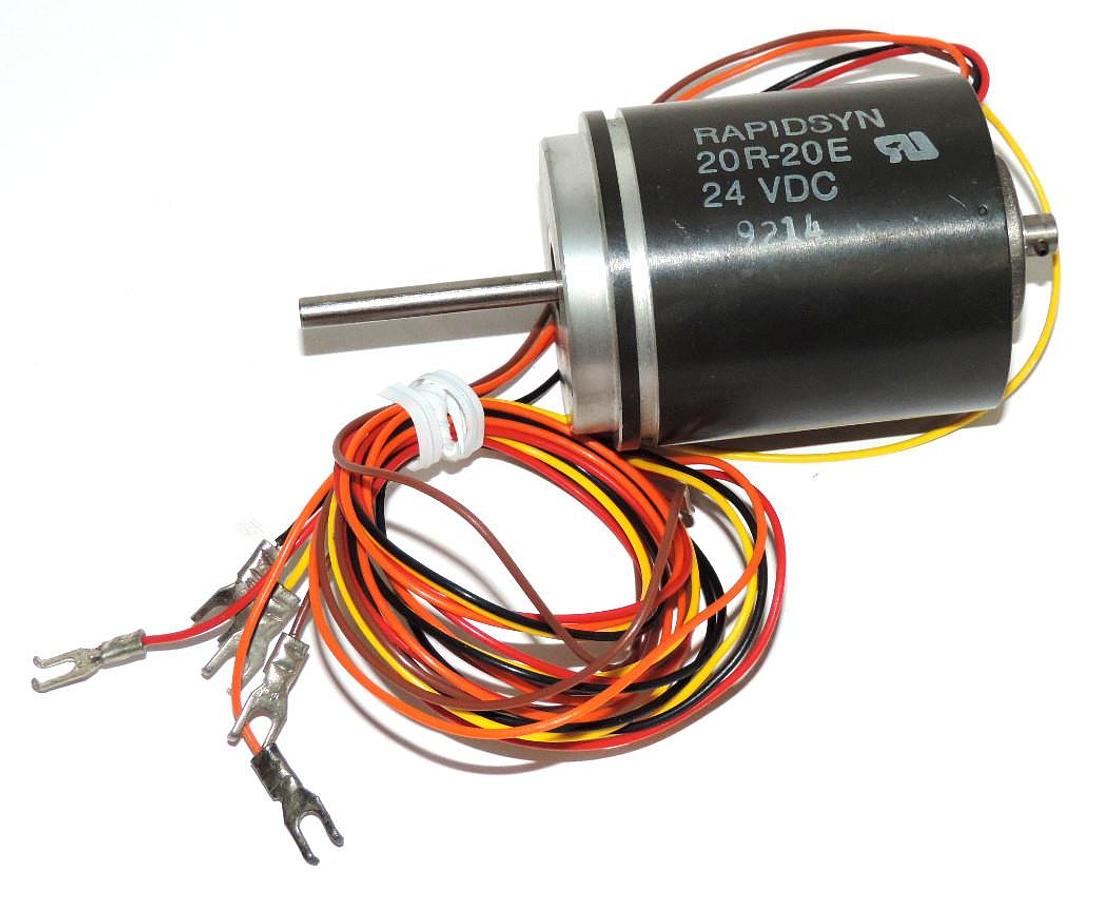Used NEW RAPIDSYN 20R-20E STEPPER MOTOR 24 VDC, 20R20E