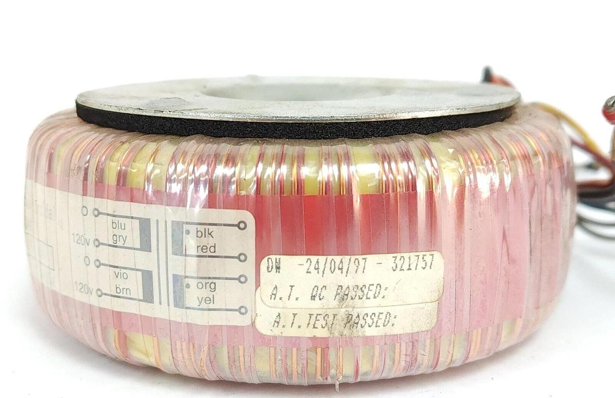 Used RS COMPONENTS 196-634 TOROIDAL TRANSFORMER 160VA 3.2AMP 25V