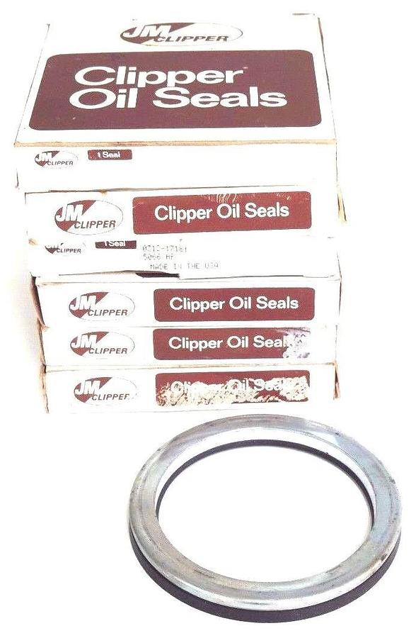 Used LOT OF 6 NIB JM CLIPPER 0312-17181 OIL SEALS 031217181, 5066 HP