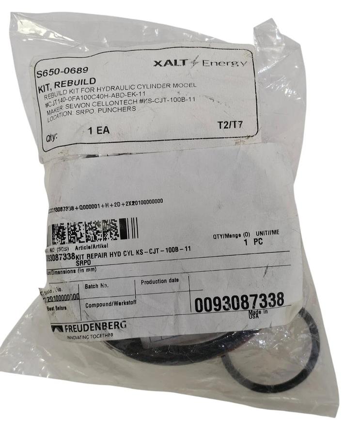 Used NEW FREUDENBERG 0093087338 REPAIR KIT HYD CYL KS-CJT-100B-11 SRPO