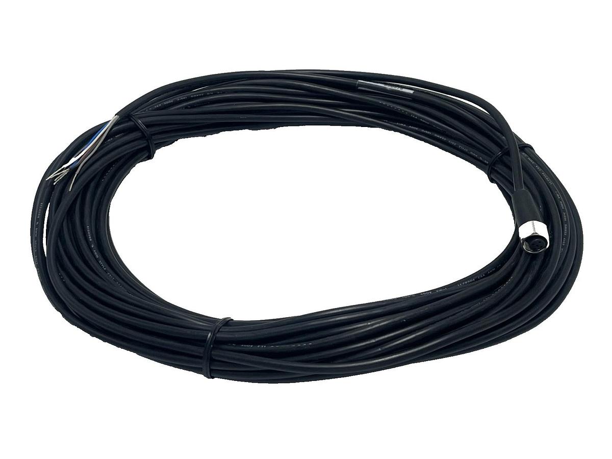 Used BANNER MQDC-WDSS-0560 5-Pin M12 Wash-Down Cordset, 18.29 m (60 ft), IP6,9 NSNP