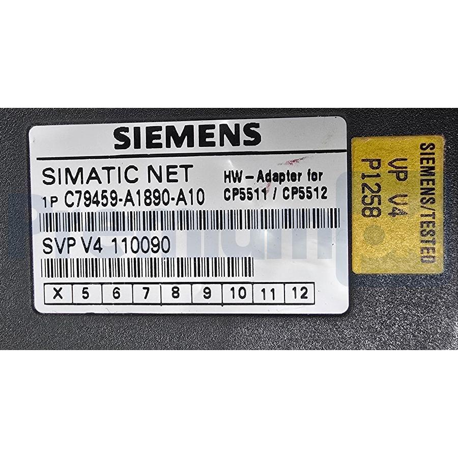 Used Siemens 6GK1551-2AA00 CP 5512 PC Card PCMCIA for PROFIBUS MPI Field Bus USPI