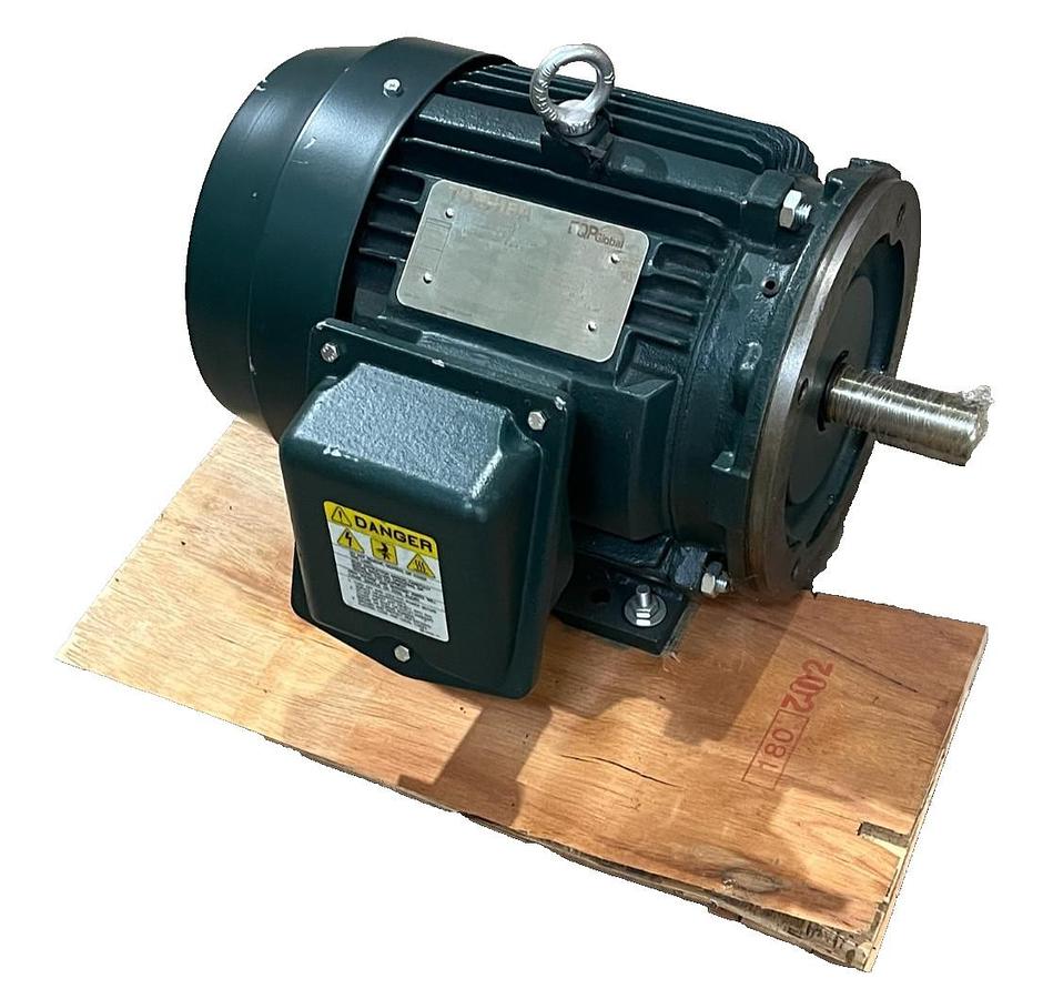 Toshiba 0034SDSR42A-P AC Motor | 3 HP | 1800 RPM | 3-Phase 460V | C-Face 182TC