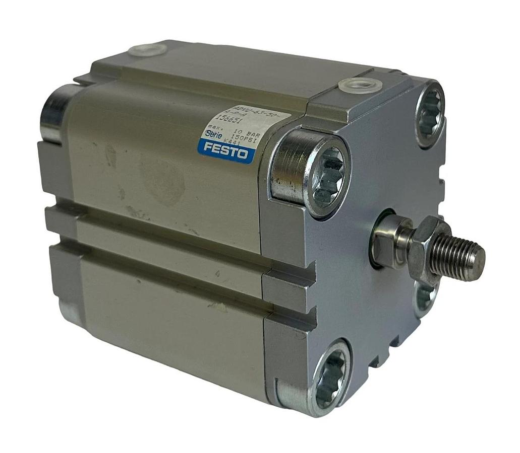 NEW FESTO ADVU-63-50-A-P-A / ADVU6350APA COMPACT PNEUMATIC CYLINDER 156651