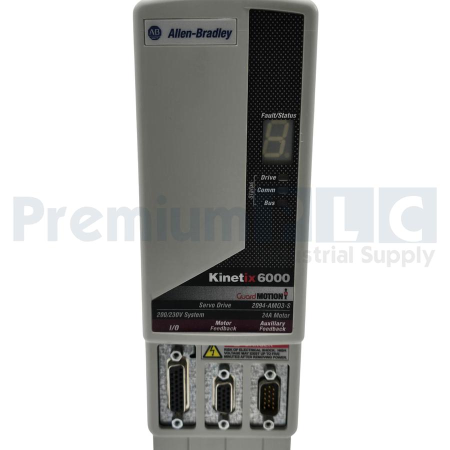 Used ALLEN BRADLEY 2094-AM03-S /A Kinetix 6000 24A AXIS MODULE 5.5kW 200/230VAC USPI