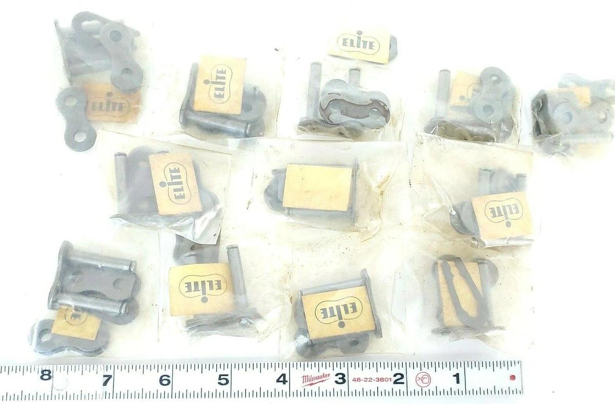 Used LOT OF 12 NEW ELITE CONNECTING LINKS ZK 900, 26 F.E. 3/4'' KE