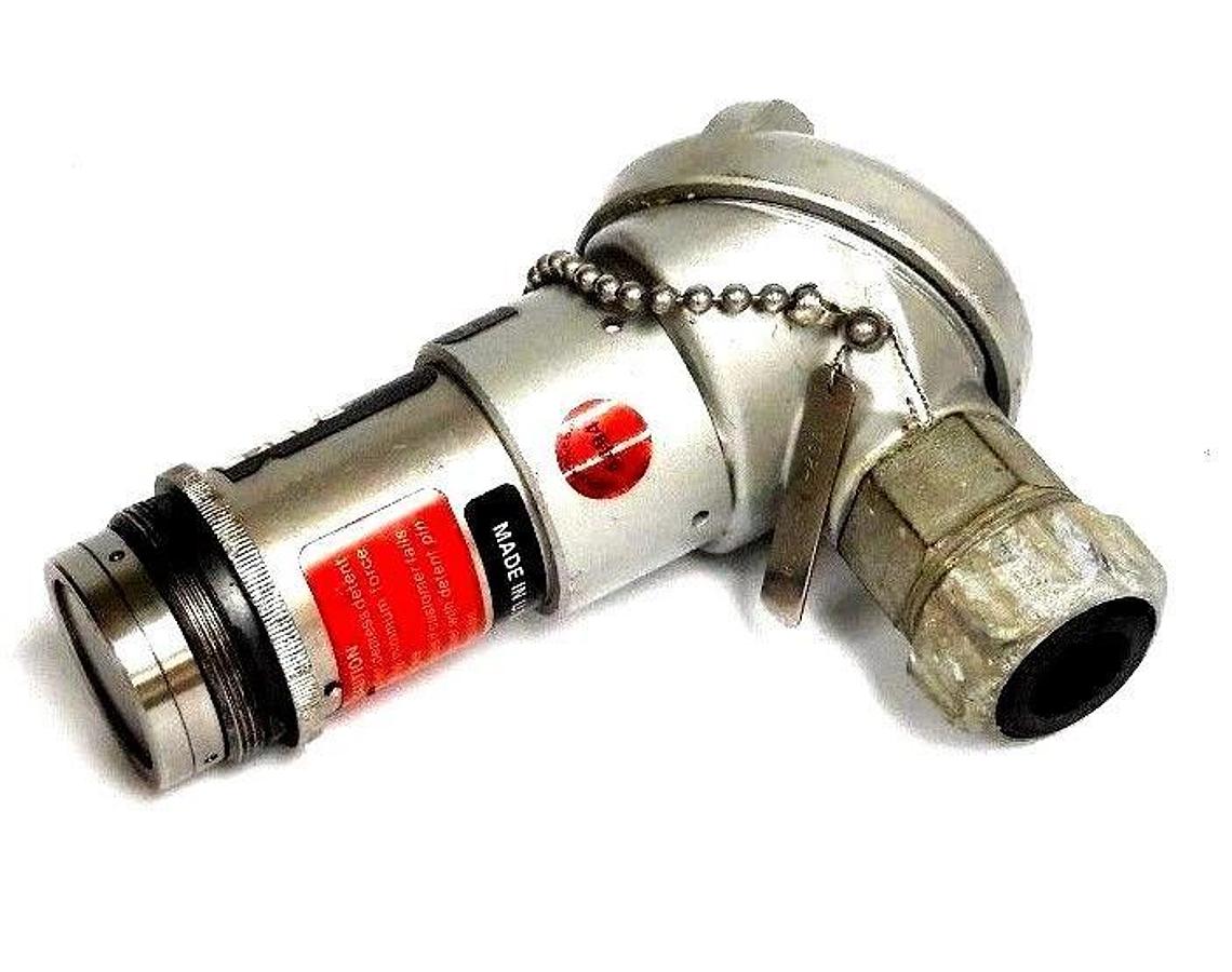 Used PMC V-HC ELECTRONIC PRESSURE TRANSMITTER 0-400 KPA, 24 VDC, 4-20 MA, VHC